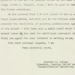 Letter: 1943 January 1