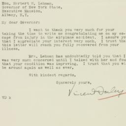 Letter: 1933 October 5