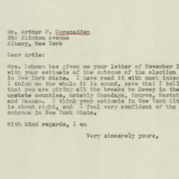 Letter: 1944 November 4