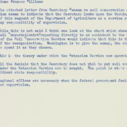 Memorandum: 1953 November 9