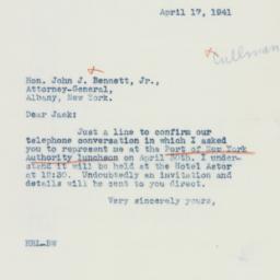 Letter: 1941 April 7