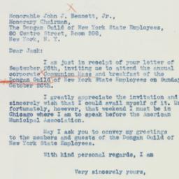 Letter: 1941 October 6