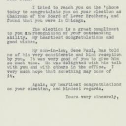 Memorandum: 1950 May 4