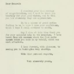 Letter: 1950 November 15