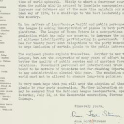 Letter: 1940 July 8