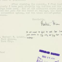 Letter: 1936 September 15