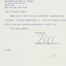 Letter: 1958 November 19