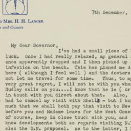 Letter: 1947 December 7