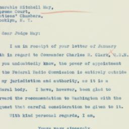 Letter: 1934 January 25