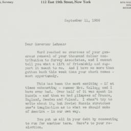 Letter: 1936 September 11