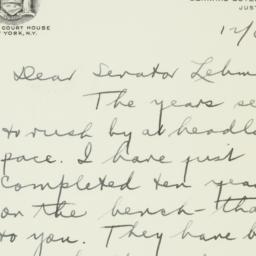 Letter: 1951 December 6