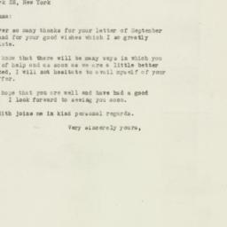 Letter: 1946 September 21