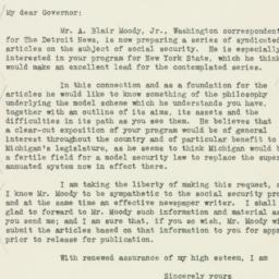 Letter: 1936 July 22