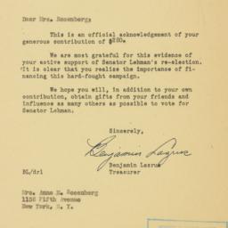 Letter: 1950 October 21