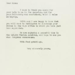 Letter: 1950 November 20