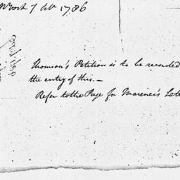 Document, 1786 October 07