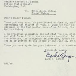 Letter: 1955 June 27