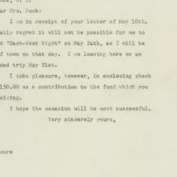 Letter: 1948 May 12