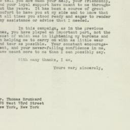Letter: 1949 November 8