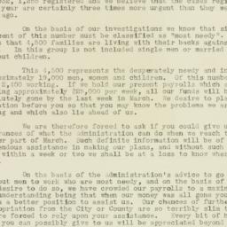 Letter: 1932 March 3
