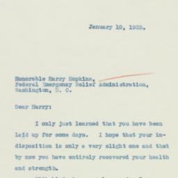 Letter: 1933 January 10