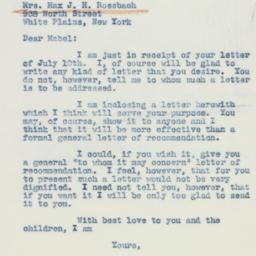 Letter: 1941 July 18