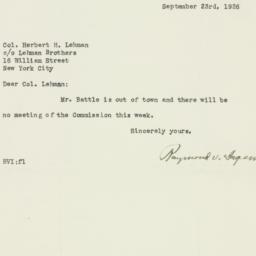 Letter: 1926 September 23