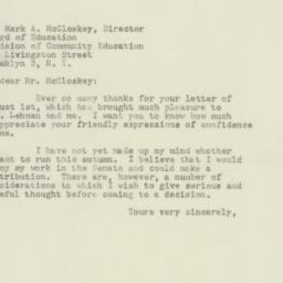 Letter: 1949 August 4