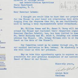 Letter: 1943 January 15