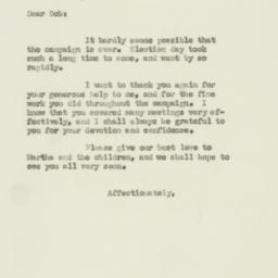 Letter: 1950 November 20