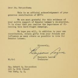 Letter: 1950 November 4