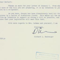 Letter: 1956 January 9