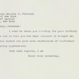 Letter: 1958 April 14