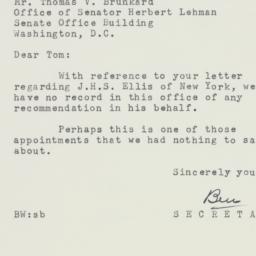 Letter: 1954 January 20
