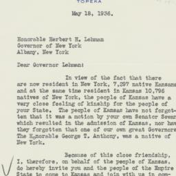Letter: 1936 May 18