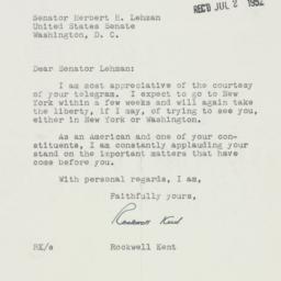 Letter: 1952 June 28