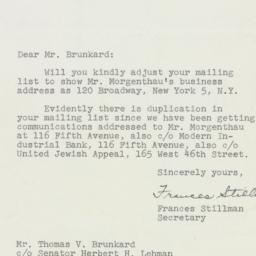 Letter: 1951 May 23