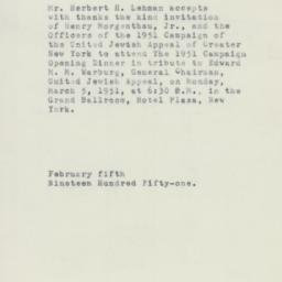 Note: 1951 February 5