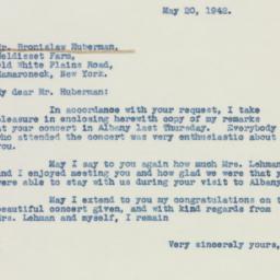 Letter: 1942 May 20