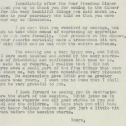 Letter: 1954 December 22
