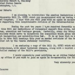 Letter: 1955 January 21
