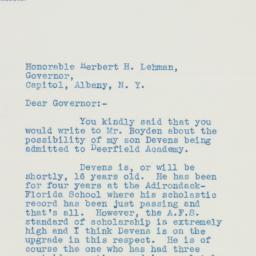 Letter: 1938 July 20