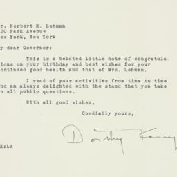 Letter: 1948 April 1