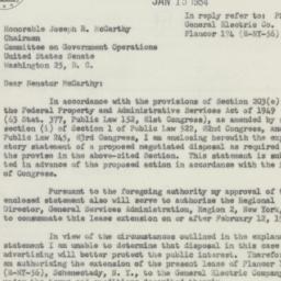 Letter: 1954 January 15