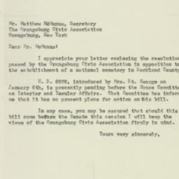 Letter: 1954 February 4