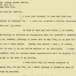 Letter: 1926 February 15