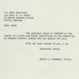 Letter: 1952 October 3