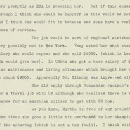 Letter: 1948 August 6