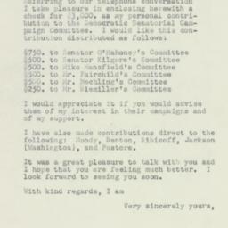 Letter: 1952 September 26