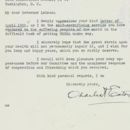 Letter: 1946 April 26